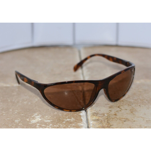 BOLLE Strand Sport Polarized Brown Tortoise Wrap Oval Sunglasses UNISEX - Picture 4 of 11